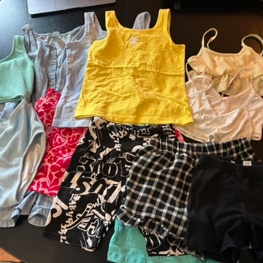 ☀️ Large Girls Summer Clothing Lot – Size 8 ☀️
